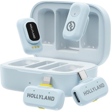 配信機器・PA機器・レコーディング機器 Hollyland LARK A1 Combo Hollyland Lark A1 Combo (Mavi) Fiyatı - Taksit Seçenekleri