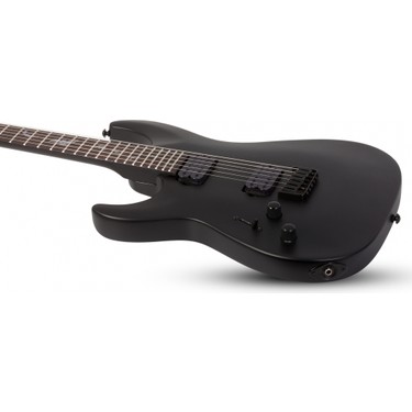 Schecter Damien-6 Solak Elektro Gitar (Satin Black) Fiyatı