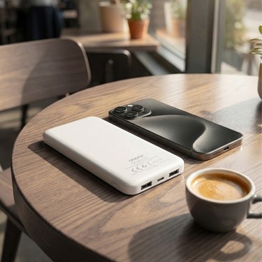 Asonic AS-P10 10000MAH 2*usb Output Powerbank Beyaz Fiyatı