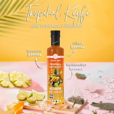 Zühre Ana Tropikal Meyve Özü 640 gr Gıda Aroması Özelliği Fiyatı