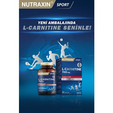 Nutraxin L-Carnitine 60 Tablet Yüksek Dozda Vegan Dostu Fiyatı