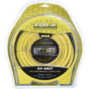 For-x For-Xxy-4kit 4ga Profesyonel Oto Amfi Set Kablosu Fiyatı
