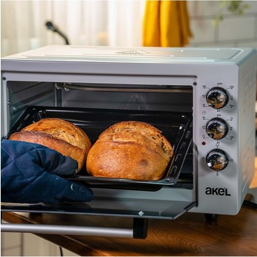 Akel AF280L 32 lt Gri Midi Fırın Lambalı Termostatlı ve Fiyatı