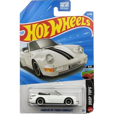 Hot Wheels - Porsche 911 Turbo Cabriolet - Beyaz (1/64) Yurt Fiyatı
