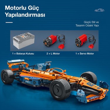Reobrix Technic 11006-D Mclaren Formula F1 Araba Fiyatı