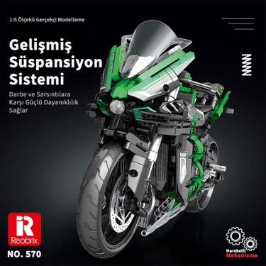 Reobrix Technic 570 Ninja H2 Sx Se Motor Yaratıcı Yapı Blok Fiyatı