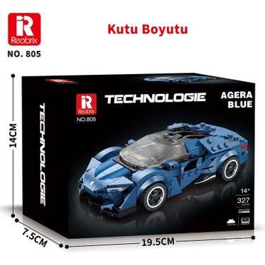 Reobrix Creator 805 Koenigsegg Agera Mavi Spor Araba Fiyatı