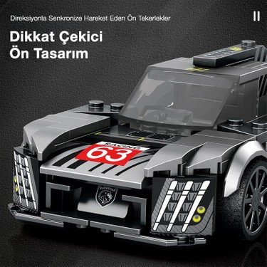 Reobrix Technic 793 Peugeot 9x8 Spor Araba Yaratıcı Yapı Fiyatı