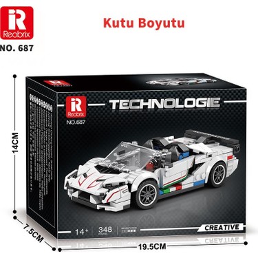Reobrix Creator 687 Lamborghini Svj Spor Araba Yaratıcı Yapı Fiyatı