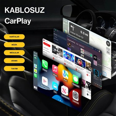 Ally Kablosuz Car Play Adaptörü Wireless Carplay Çevirici Fiyatı
