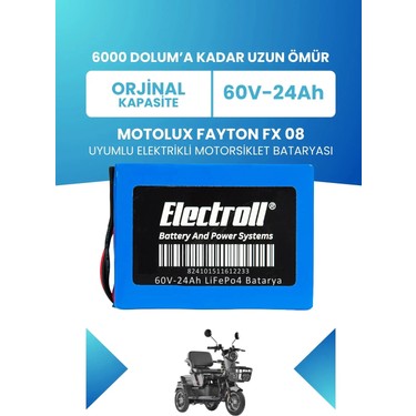 Electroll Volta Vm4+ Uyumlu Batarya (Standart Kapasite) Fiyatı