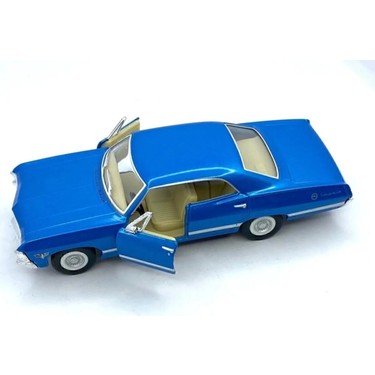 Kinsmart 1:43 Ölçek Mavi Chevrolet Impala Metal Araba Çek Fiyatı