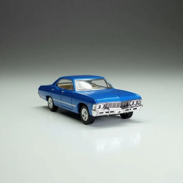 Kinsmart 1:43 Ölçek Mavi Chevrolet Impala Metal Araba Çek Fiyatı