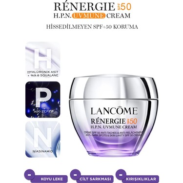 Lancome Rénergie Uvmune H.P.N.300 Peptit Krem SPF50 50 ml Fiyatı