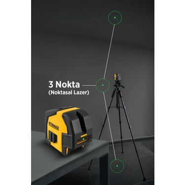 RTRMAX RTM050 Profesyonel Yatay ve Dikey 3 Noktalı Yeşil Fiyatı
