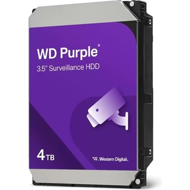新品 未開封 Western Digital WD Purple 4TB Wd Purple 4tb 5400RPM 128MB -WD44PURZ Fiyatı - Taksit Seçenekleri