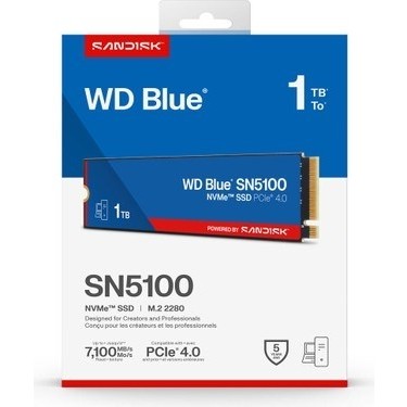 新品未開封 WD SSD SN5100 1TB M.2 WDS100T5B0E WD Blue SN5100 1TB M.2 NVMe SSD (7100/6700) Fiyatı