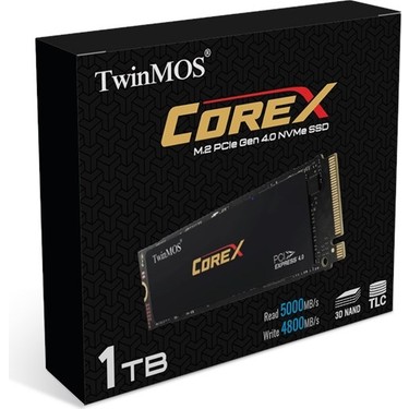 TwinMOS CoreX 1TB NVMe M.2 SSD (5000-4800Mb/s) Fiyatı