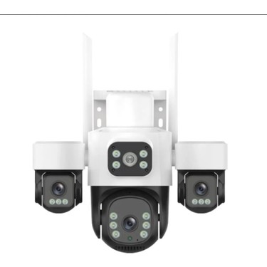 カメラ3台セット！ INOX-X113 3 Lensli 3MP Wifi PTZ Kamera 2K Video Fiyatı, 5.0 Puanı İle