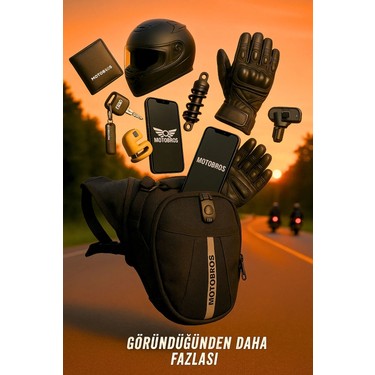 Motobros Premium Su Geçirmez Özel Motosiklet Bacak Çantası Fiyatı