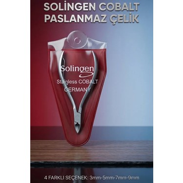 【レア希少】ゾリンゲン　ネイルケアセット　MCMケース　ゾーリンゲン Solingen Cobalt Manikür Pensi 3mm-5mm-7mm-9mm seçenekleri Fiyatı