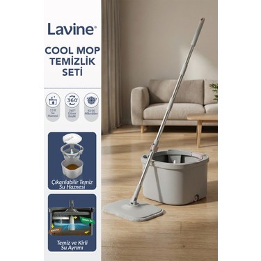 Lavine Cool Mop %100 Temiz Suyla Kirli Suyu Ayıran Otomatik Fiyatı