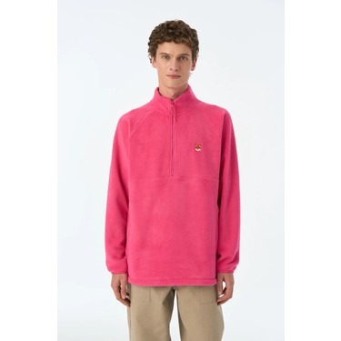 Reflect Studio Kızıl Tilki Half-Zip Polar - Fuşya Fiyatı