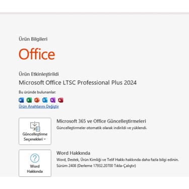 Microsoft Office 2024 Pro Plus Lisans Anahtarı | Kurulum Fiyatı