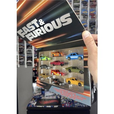 Hot Whells Hot Wheels Hızlı ve Öfkeli 10'lu Set 1/64 Ölçekli Fiyatı