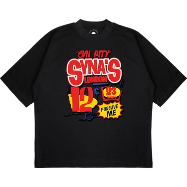 Pure Effect Unisex Oversize Syna World London Baskılı Boxy Fiyatı