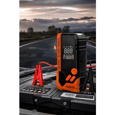 Auhma A8844 Jump Starter / Akü Takviye Cihazı | 4'ü 1 Arada Fiyatı