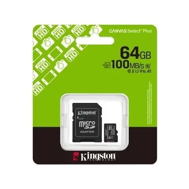 Kingston 64GB microSDXC Canvas Select Plus Gen3 100MB/s A1 Fiyatı