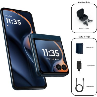 Motorola Razr 60 256 GB 8 GB Ram Deniz Mavisi (Motorola Fiyatı