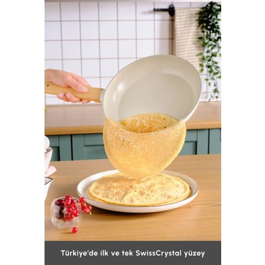 Karaca x Refika Swiss Crystal Almond Cream Indüksiyon Fiyatı