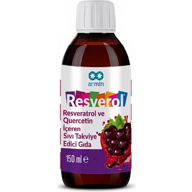 Armin 150 ml Resverol Sıvı Takviye Edici Gıda Resveratrol ve Fiyatı