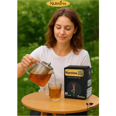 Nursima Fit x Plus 60 Süzen Poşetli Detox Çayı Organik ve Fiyatı
