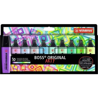 Stabilo Boss Original Arty Sıcak Renkler 10'lu Keçeli Kalem Fiyatı