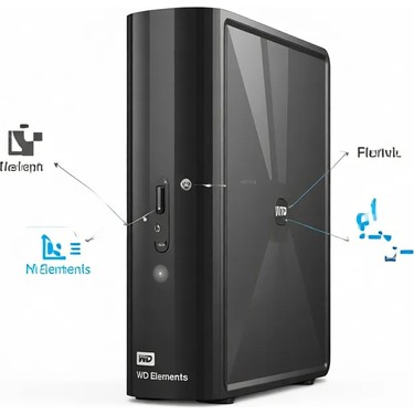 Wd 6Tb Elements 3.5 Usb 3.0 Taşınabilir Disk WDBWLG0060HBK Fiyatı