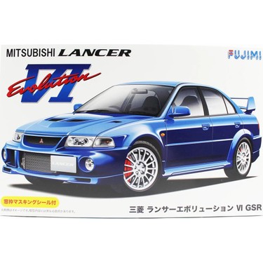自動車 MITSUBISHI LANCER GSR Evolution 1/24 1/24 Mitsubishi Lancer Evolution Vı Gsr Araba Maketi, Fujimi Fiyatı