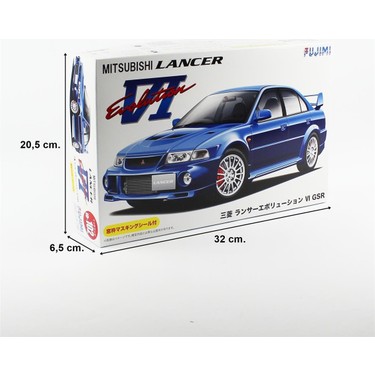 1/24 Mitsubishi Lancer Evolution Vı Gsr Araba Maketi, Fujimi Fiyatı