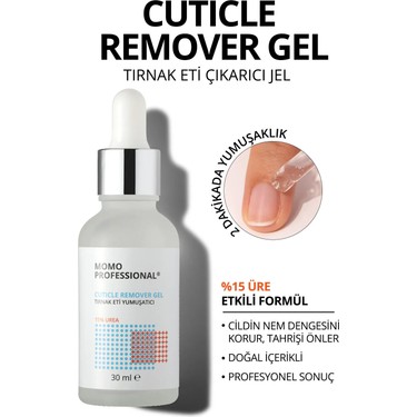 Momo Professional Tırnak Eti Çıkarıcı Jel 30 ml Şeffaf Beyaz Fiyatı