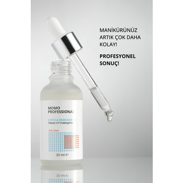 Momo Professional Tırnak Eti Çıkarıcı Jel 30 ml Şeffaf Beyaz Fiyatı