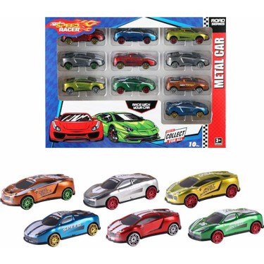 Farbu Oyuncak 10 Lu Speed Racer Diecast Metal Araba 1/24 Fiyatı
