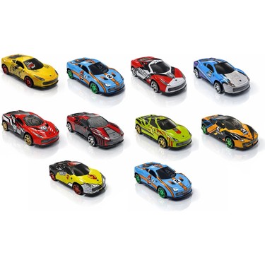 Farbu Oyuncak 10 Lu Speed Racer Diecast Metal Araba 1/24 Fiyatı