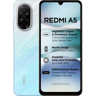Xiaomi Redmi A5 4 Ram 128 GB (Xiaomi Türkiye Garantili) Fiyatı