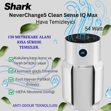 Shark Neverchange Clean Sense Iq Hava Temizleyicisi Max + Fiyatı