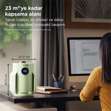 Shark Never 25 M2 Odalar Için Compact Pro Mint Yeşili Hava Fiyatı