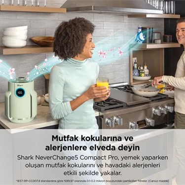 Shark Never 25 M2 Odalar Için Compact Pro Mint Yeşili Hava Fiyatı