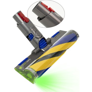 Populer Dyson V12 Slim Uyumlu Lazer Işıklı Fluffy Süpürge Fiyatı