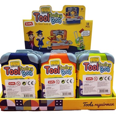 Ctoy Oyuncak Mini Çekçekli Tamir Çantası 9988-8 (Karışık Fiyatı
